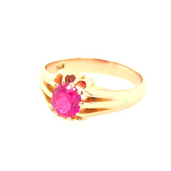 Pre Owned 18ct Ruby Ring ZX42
